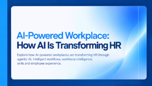 AI-powered workplace transforming HR through intelligent workflows