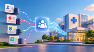 Data integration architecture connecting patient information across healthcare systems to support faster, personalised patient outreach.